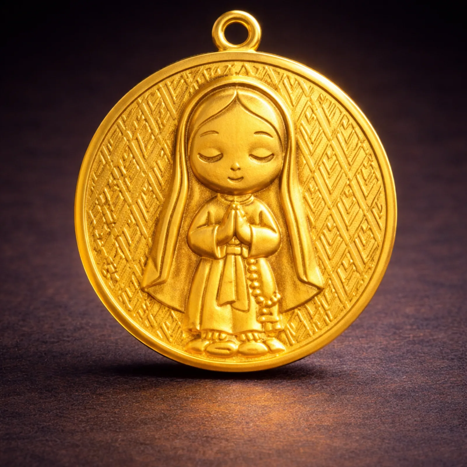 Medalla Virgen de Lourdes Infantil